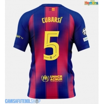 Camisa de time de futebol Barcelona Pau Cubarsi #5 Replicas 1º Equipamento 2025-26 Manga Curta